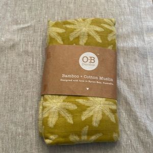 O•B Designs, Bamboo+Cotton Muslin baby swaddle, blanket, nursing accessories.